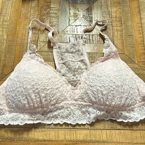 Aerie Padded Light Pink Bralette